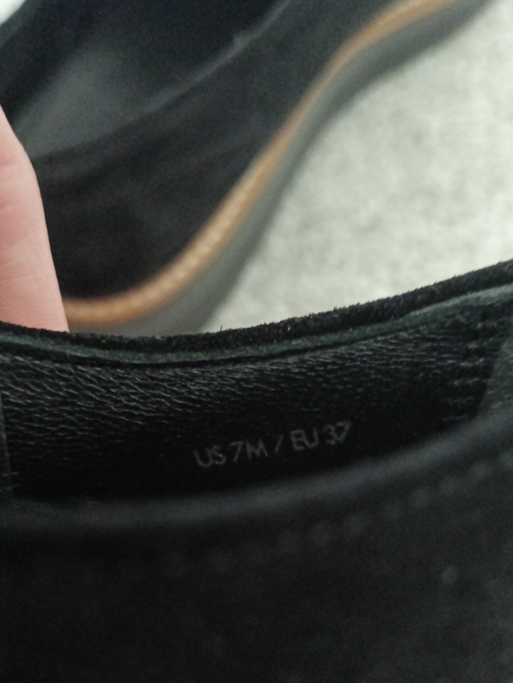 VINCE Black Suede Loafers Size 7 - Picture 3 of 9